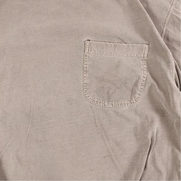 RedHead Brand Co distressed thrashed brown front pocket casual tshirt mens XL - Picture 3 of 7